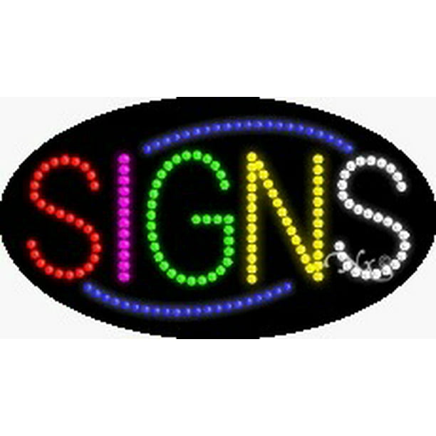 Custom Signs Flashing & Animated LED Sign High Impact, Energy Efficient 